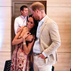 Prince Harry and Meghan Markle Put on Rare Display of PDA During Colombia Visit
