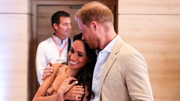 Prince Harry and Meghan Markle Put on Rare Display of PDA During Colombia Visit