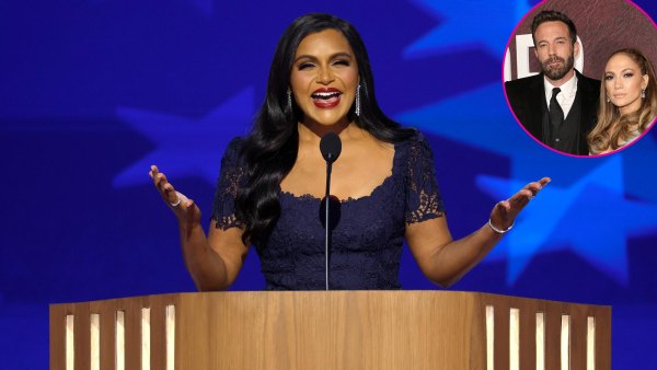 Promo Mindy Kaling Tells Ben Affleck to Hang in There From DNC Amid Jennifer Lopez Divorce