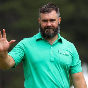 Retired Jason Kelce Looks Slim at Eagles Practice 659