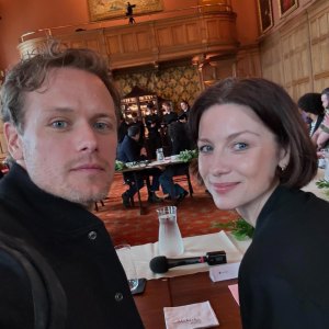 Sam Heughan Shares Cast Photos From the Final Table Read for Outlander