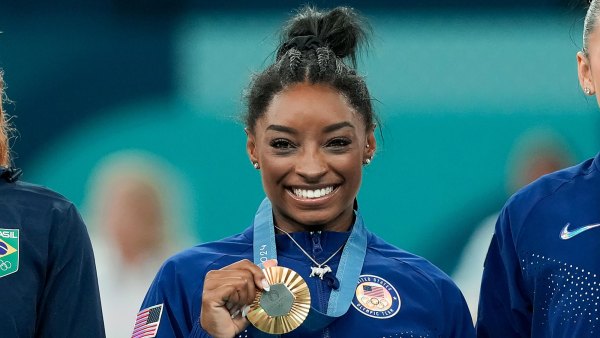 Simone Biles Debuts Dazzling 546 Diamond Goat Necklace After Winning gold Medal in Olympics GettyImages 2164205986 538