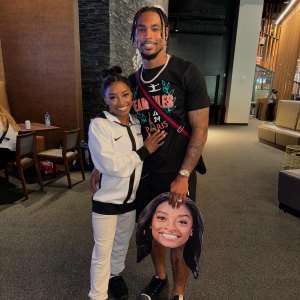 Simone Biles Husband Jonathan Owens Says Her Beam Routine Trips Me Out
