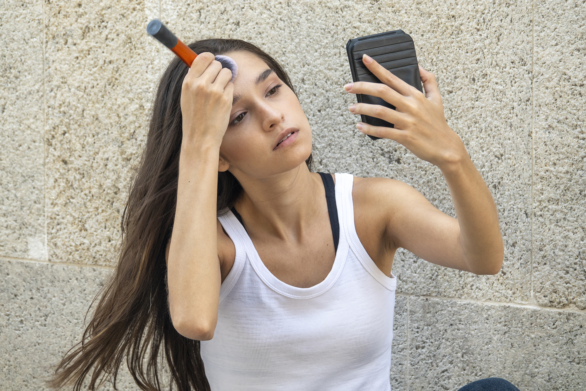 Very informal style. Photos taken on the street. Dancer appears to be 22 years old.
