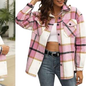 Automet flannel shacket