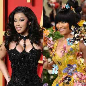 Cardi B Denies Throwing Shade at Nicki Minaj Via Maternity Shoot 484 498