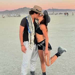 Danica Patrick Debuts New Boyfriend Shows Plenty of Skin at Burning Man
