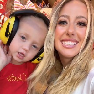 Feature Pregnant Brittany Mahomes Keeps Her Look Casual at 1st Kansas City Chiefs Game of the Season
