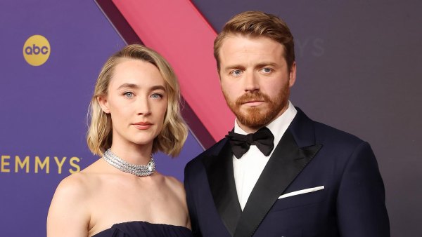 Feature Saoirse Ronan and Jack Lowden Attend 2024 Emmys as a Married Couple 2024 Emmy Awards