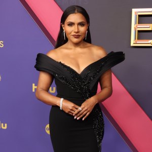 Mindy Kaling at Emmys 2024 red carpet