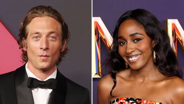 Jeremy Allen White and Ayo Edebiri The Bear Cast on the 2024 Emmys Red Carpet