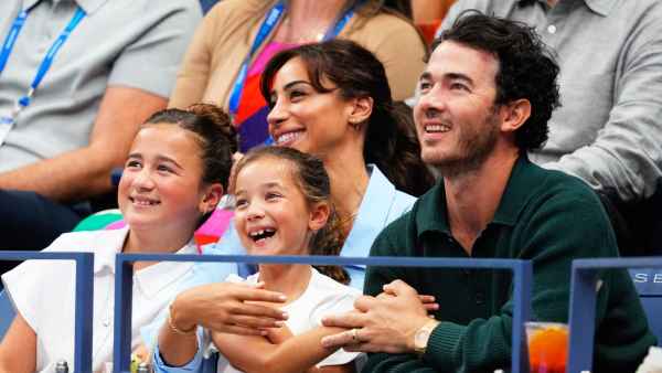 Kevin Jonas and Wife Danielle Bring 2 Daughters to US Open