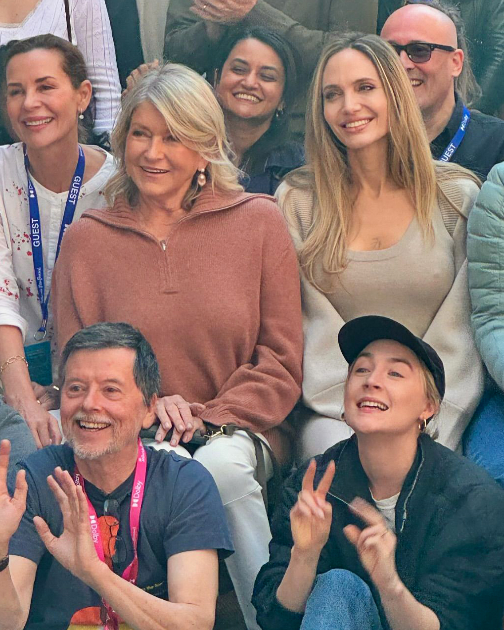 New Photo - Martha Stewart and Angelina Jolie Sit Together at Telluride Film Festival