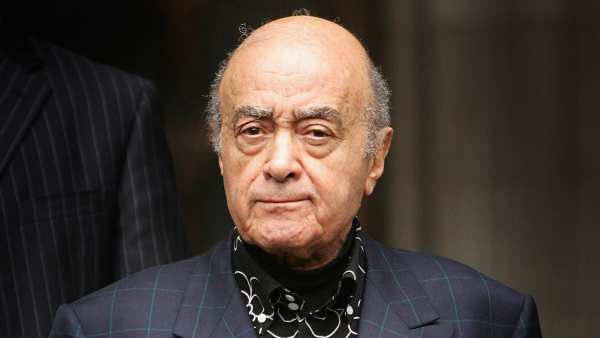 Princess Diana's Boyfriend's Dad Mohamed Al-Fayed Accused of Multiple Rapes After His Death
