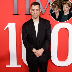Promo Jack Antonoff Laughs Out Loud at a William Bowery Poster Handed to Him by Fan