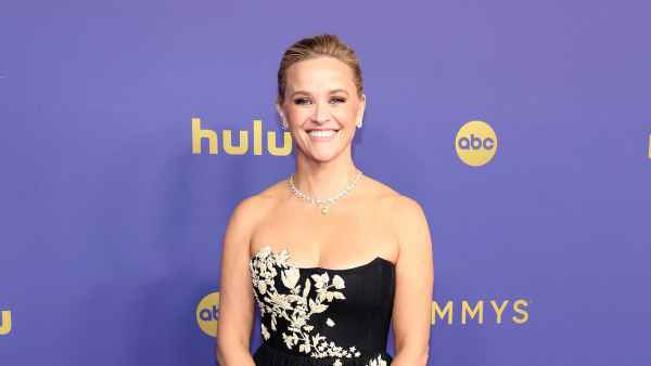 Reese Witherspoon Looks Regal in Black and Gold at 2024 Emmy Awards Red Carpet