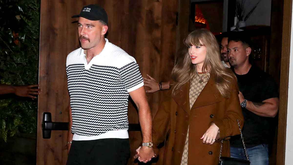 Taylor Swift and Travis Kelce Leave NYC Restaurant Holding Hands | Us Weekly