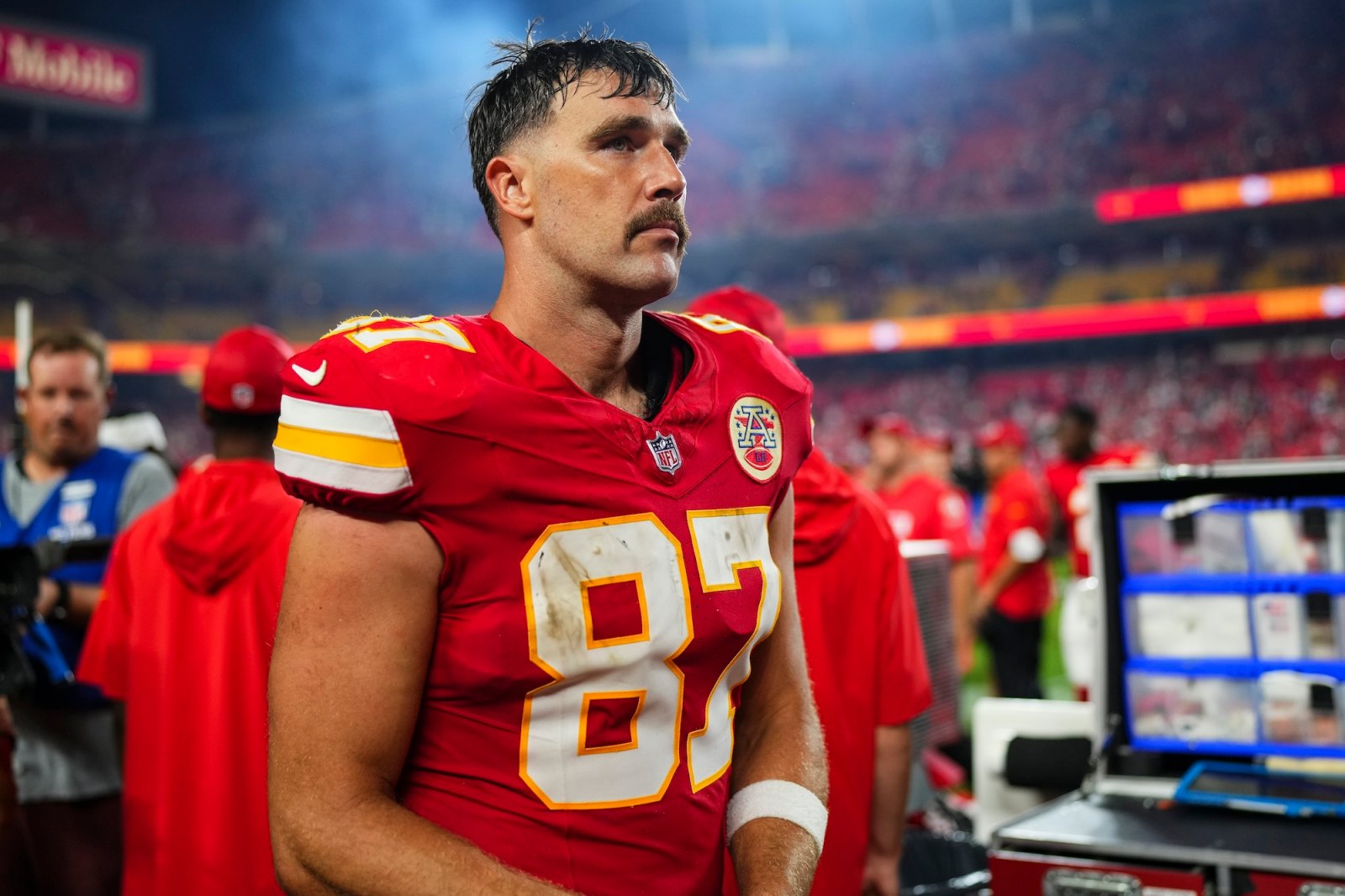Travis Kelce Looks Sad After Another Lackluster Performance | Us Weekly