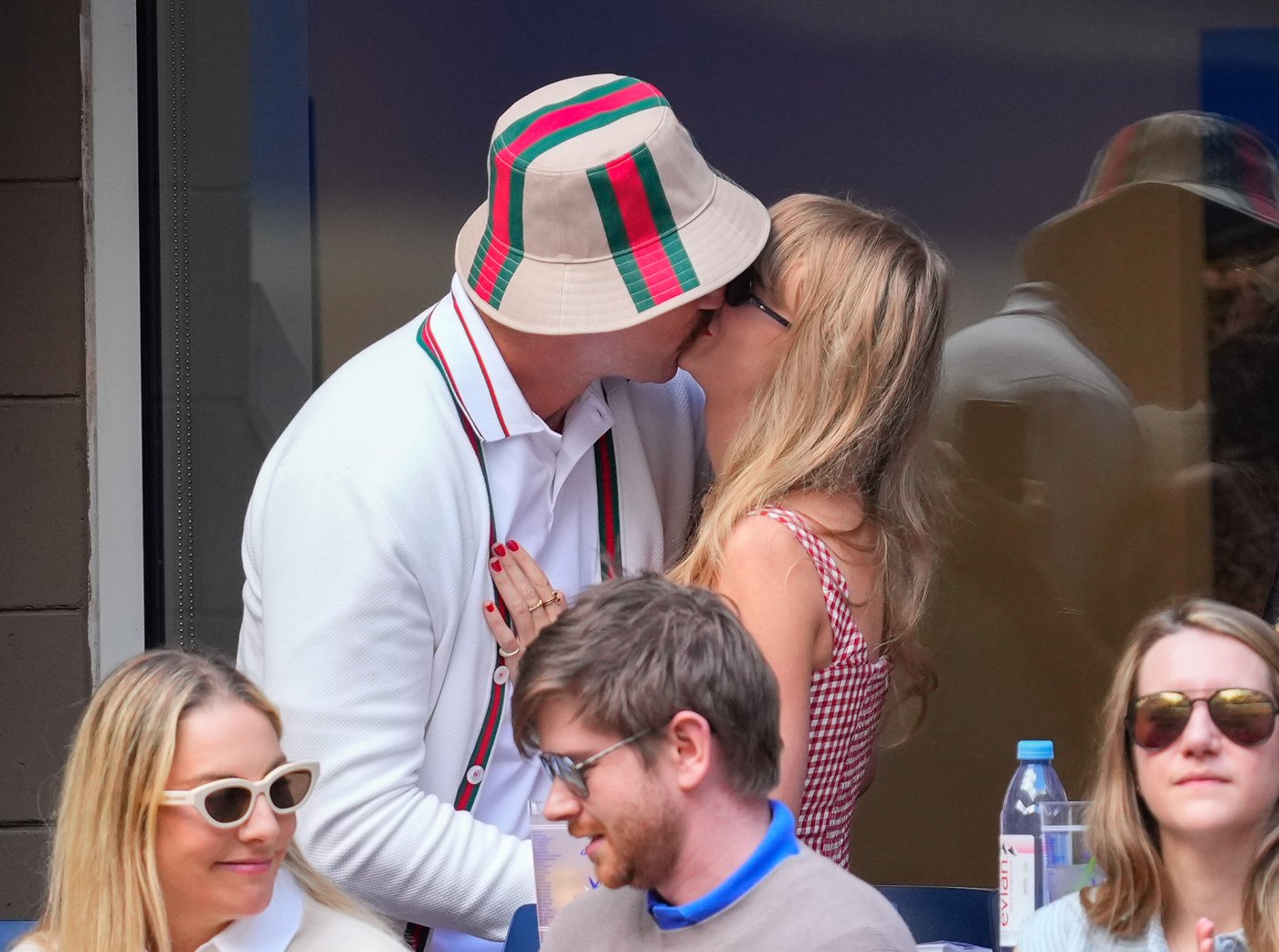 Travis Us Open Roses Travis Kelce Compares His Gucci US Open Look to Mr. Magoo Cartoon | Us ...