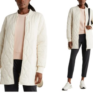 Zella longline bomber jacket