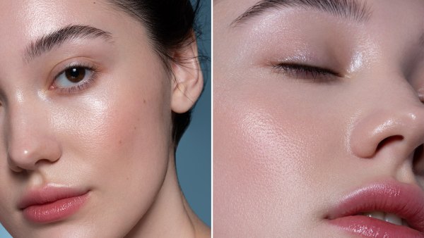 Beautiful natural woman extreme close-up