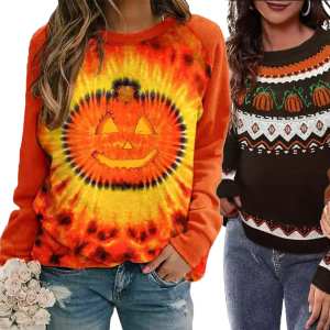 festive fall sweaters