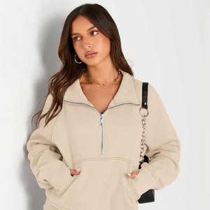 half-zip sweater