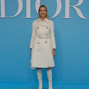 kelly rutherford at christian dior show in paris fashion week