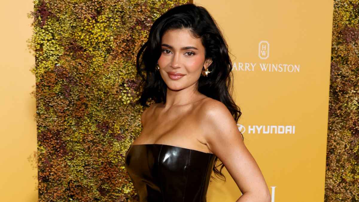 Kylie Jenner Stuns in Leather Minidress at Rosalia's Birthday | Us Weekly Kylie Jenner Stuns in Leather Minidress at Rosalia's Birthday | Us Weekly