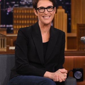 Rachel Maddow Jokes That Olympian Stephen Nedoroscik Stole Her Look