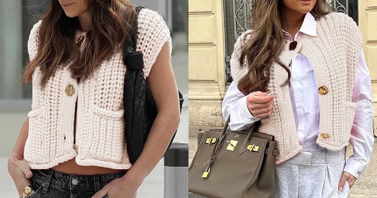This Bestselling Crochet Vest Is a Fall Layering Staple This Bestselling Crochet Vest Is a Fall Layering Staple