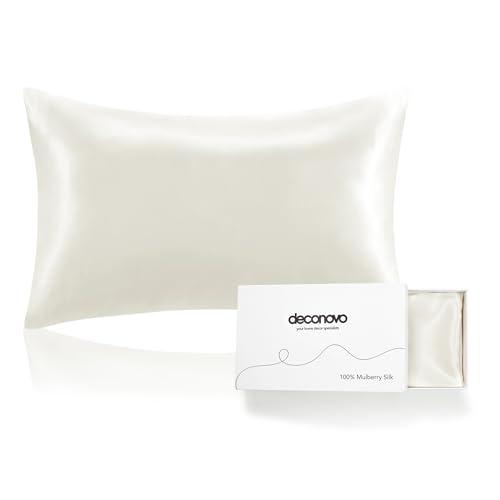 Deconovo 100% Pure Mulberry Silk Pillowcase
