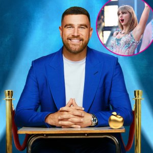 Are You Smarter Stars Tried to Get Travis Kelce to Fully Commit to Taylor Swift Jokes