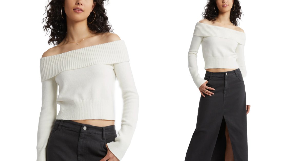 This Nordstrom-Bestselling Off the Shoulder Sweater Is 55% Off This Nordstrom-Bestselling Off the Shoulder Sweater Is 55% Off
