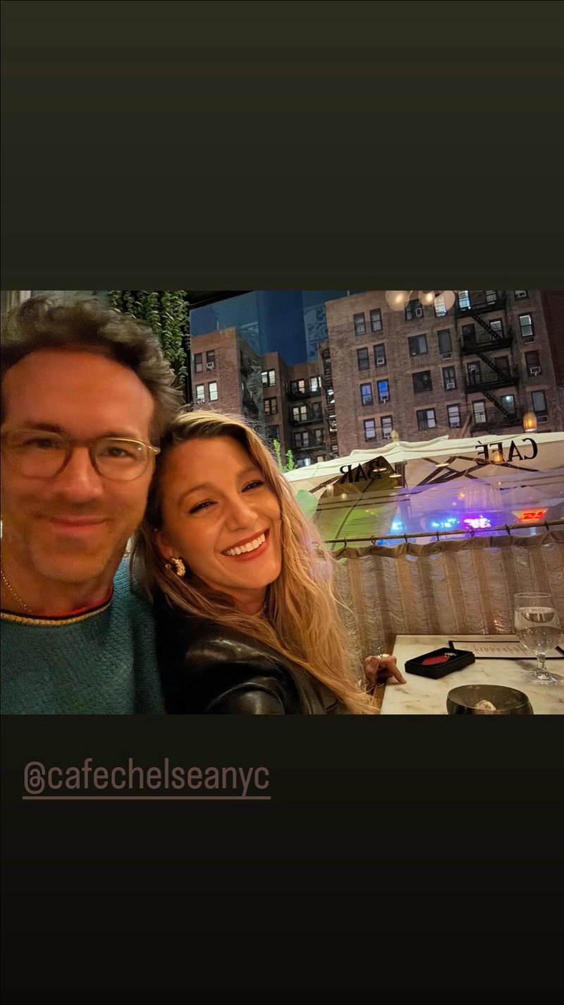 Blake Lively and Ryan Reynolds Cuddle Up on NYC Date Night Blake Lively ...
