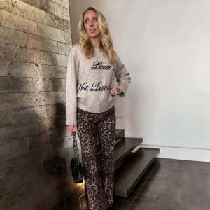 Brittany Mahomes Masters the Art of Cheetah Print in Chic Jeans and a Cozy Knit