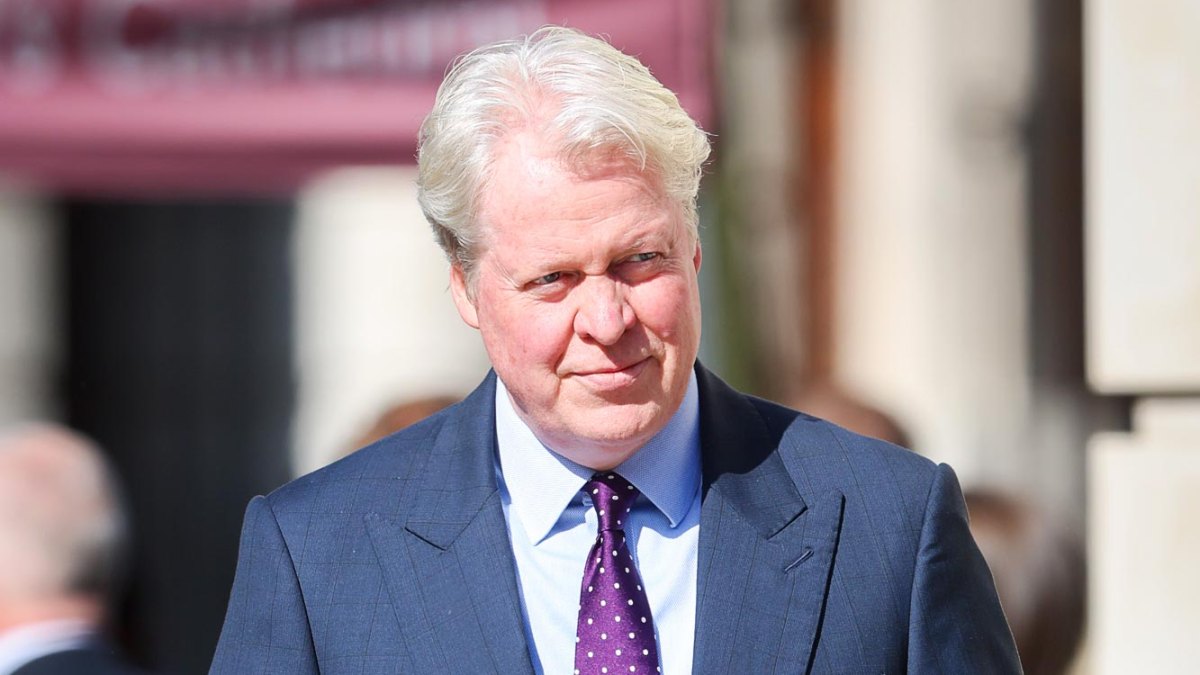 karen spencer purple dress Charles and Karen Spencer Announce a New Series About Princess Diana's Family Home