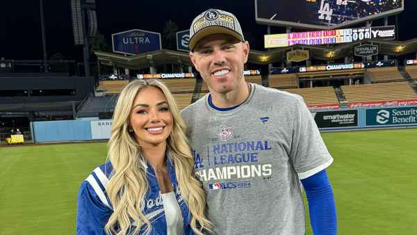 Dodgers' Freddie Freeman Runs to Wife Chelsea Right After Walk-Off Grand Slam at World Series