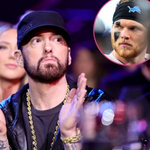Eminem Offers Blunt 1 Word Response to Lions Aidan Hutchinsons Brutal Leg Injury