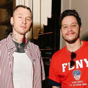 Feature Pete Davidson Attends Event With BFF MGK in 1st Appearance Since Treatment