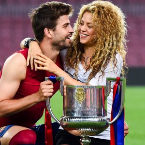 Gerard Pique y Shakira en 2015.