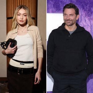 Gigi Hadid Says Bradley Cooper Is Watching VS Fashion Show From Home