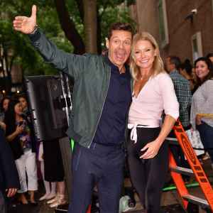 Kelly Ripa Taunts Ryan Seacrest About Wheel of Fortune During Shady Live Reunion