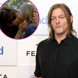 Norman Reedus Says He Went in Full Tongue During 1st Onscreen Kiss