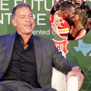 Promo Troy Aikman Claims He Was Told Taylor Swift and Travis Kelce Are Engaged