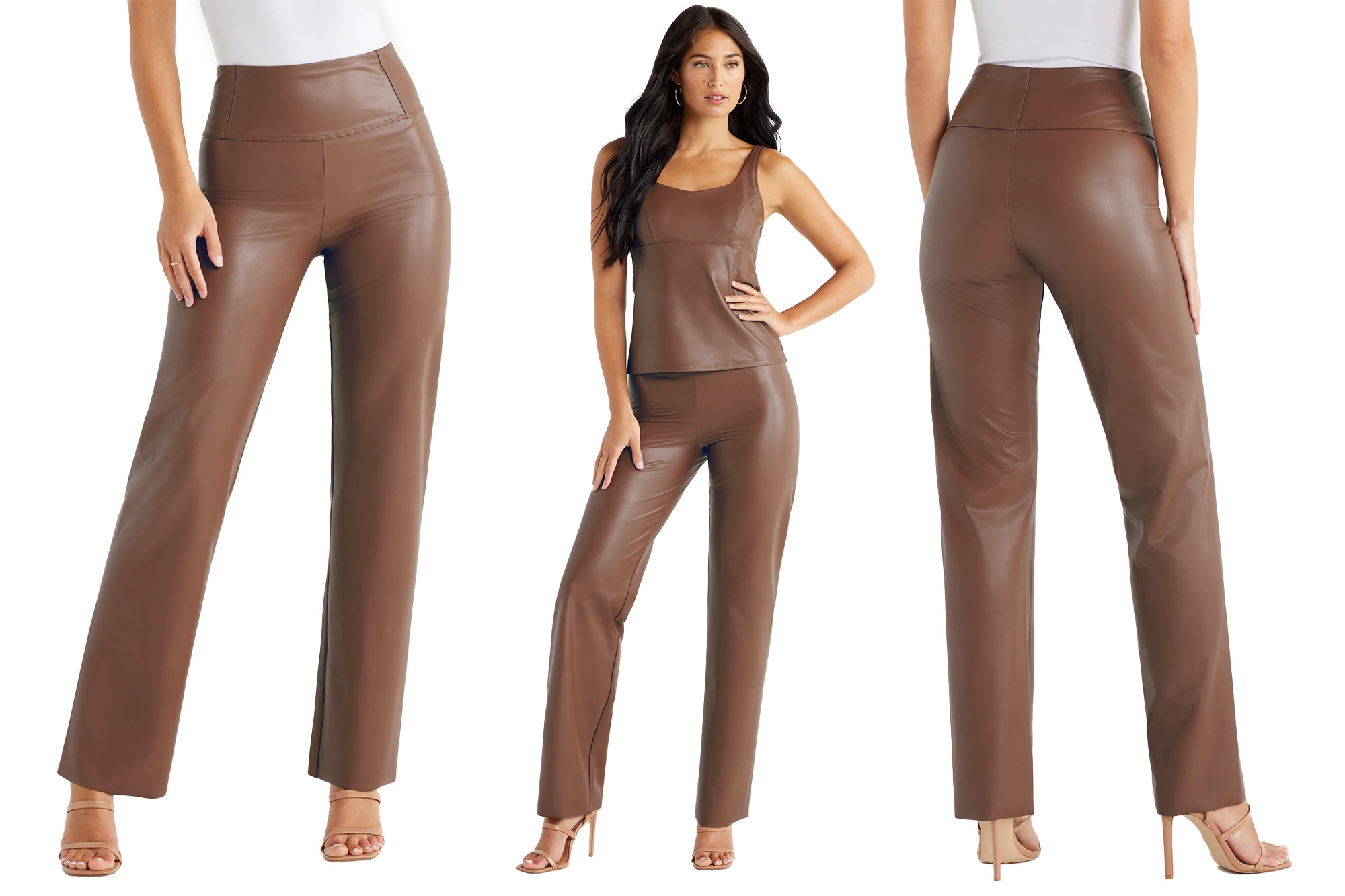 Sofia Jeans faux leather pants