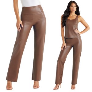 Sofia Jeans faux leather pants