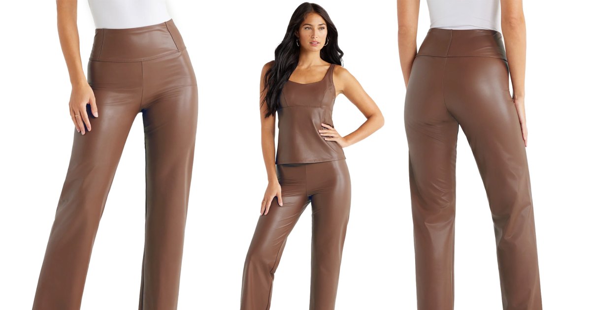 These Sofia Vergara-Approved Faux Leather Pants Are Just $10 These Sofia Vergara-Approved Faux Leather Pants Are Just $10