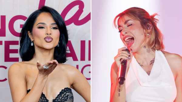 Becky G y María Becerra fueron dos de las muchas artistas que han acaparado la escena de los eventos alternos a los Latin Grammys 2024 celebrados en Miam 0128