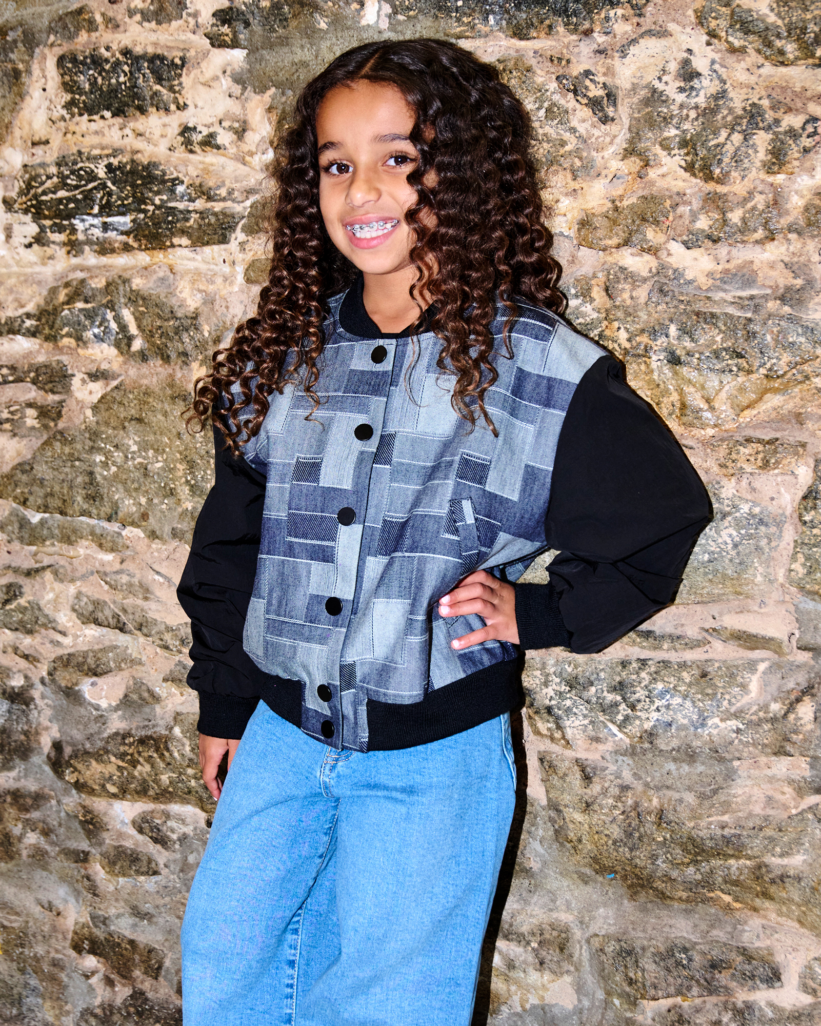 Dream Kardashian Poses Smiling at Camera